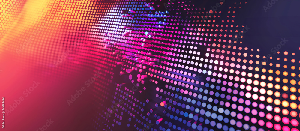 Warm Halftone Tech Background Warm Halftone Tech Background