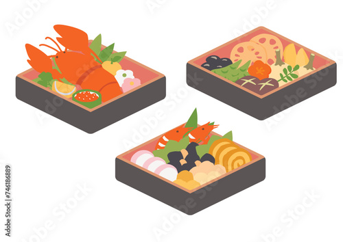 おせちのイラスト
