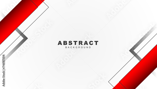 Red curve on a white background vector