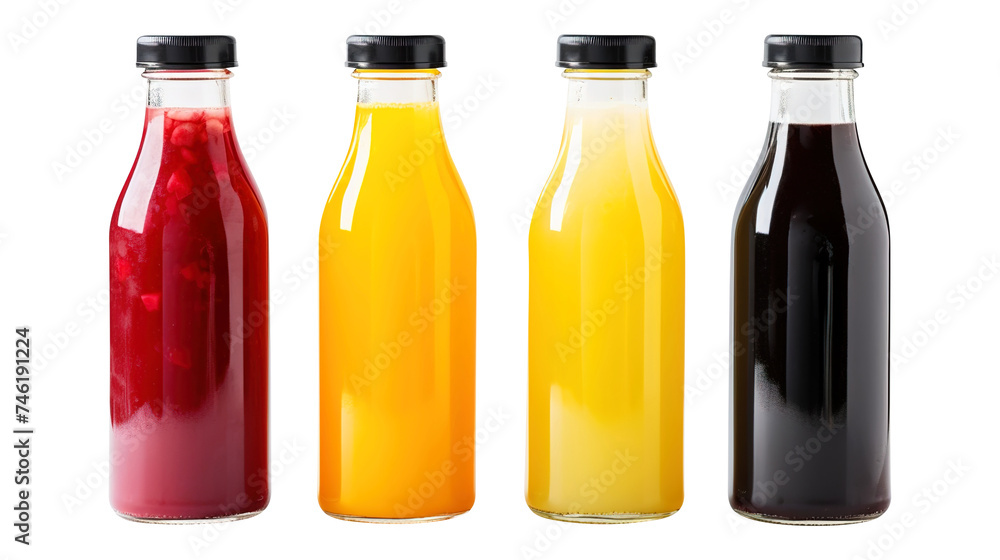 Bottle of juice isolated on transparent background Remove png, Clipping Path, pen tool Bottle of juice isolated on transparent background Remove png, Clipping Path, pen tool