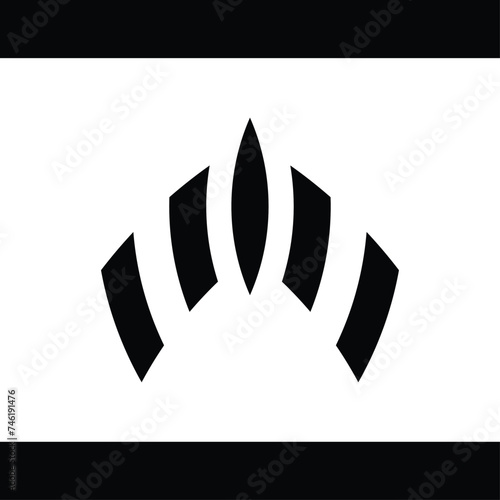 abstract vector monogram design, this design is suitable for brands