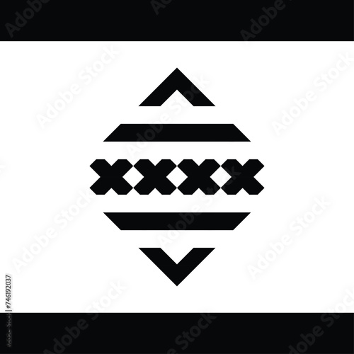 abstract vector monogram design, this design is suitable for brands
