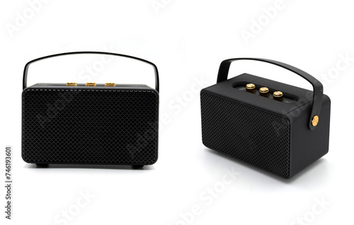 collection of black speakers