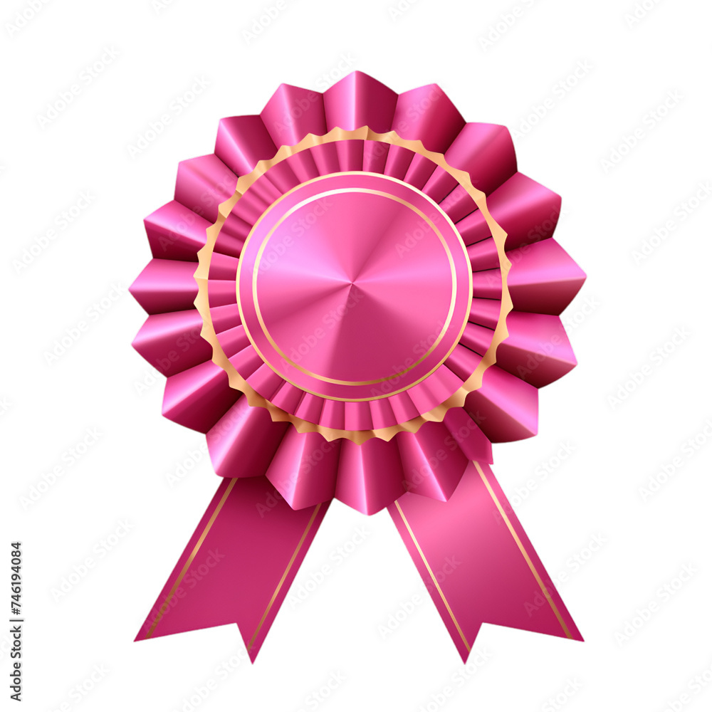 A Gold Realistic 3d gold,medal with ribbons A Gold Realistic 3d gold,medal with ribbons