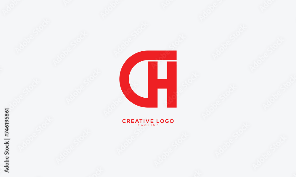 CH HC Abstract initial monogram letter alphabet logo design CH HC Abstract initial monogram letter alphabet logo design