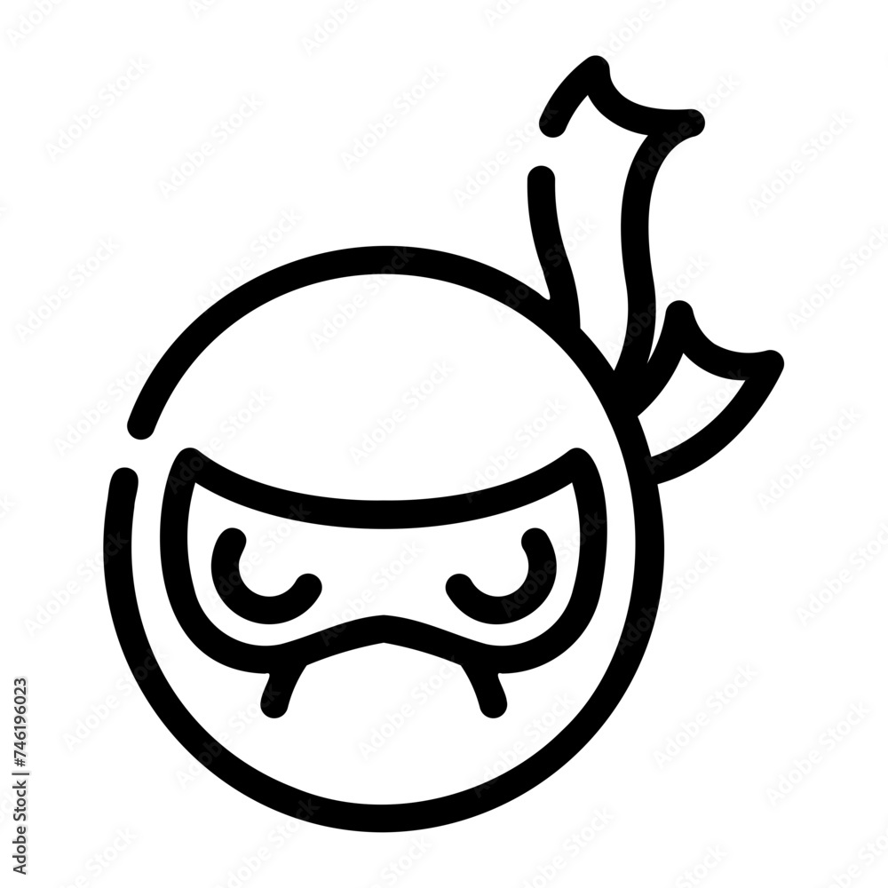 ninja Line Icon