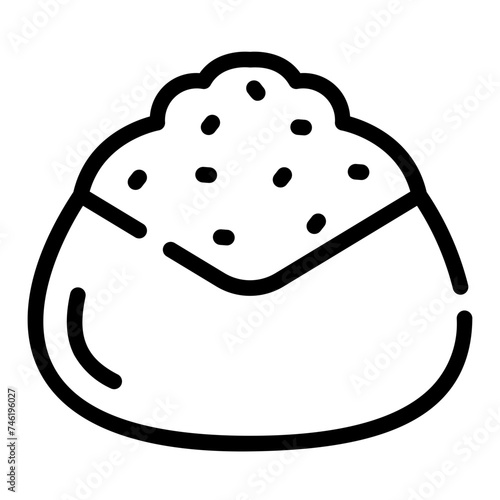 onigiri Line Icon