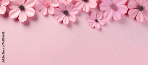 pink flowers background