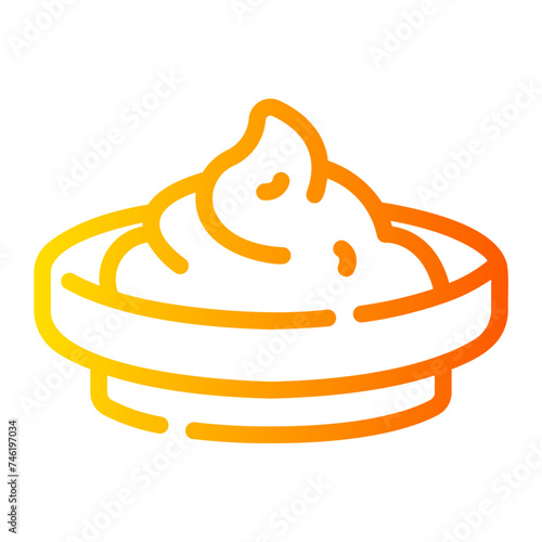 wasabi Line Gradient Icon
