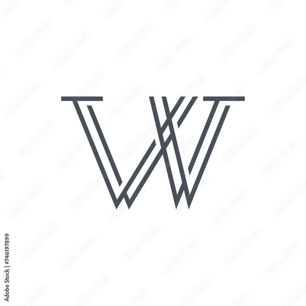 Monogram W design vector logo. Monogram initial letter mark W logo design. Monogram design vector logo. Monogram initial letter mark W logo design. Simple W monogram. Monogram W design logo Monogram W design vector logo. Monogram initial letter mark W logo design. Monogram design vector logo. Monogram initial letter mark W logo design. Simple W monogram. Monogram W design logo