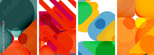Geometric elements abstract backgrounds for wallpaper, business card, cover, poster, banner, brochure, header, website