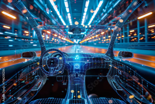 The evolution of transportation through AI-driven automotive systems photo