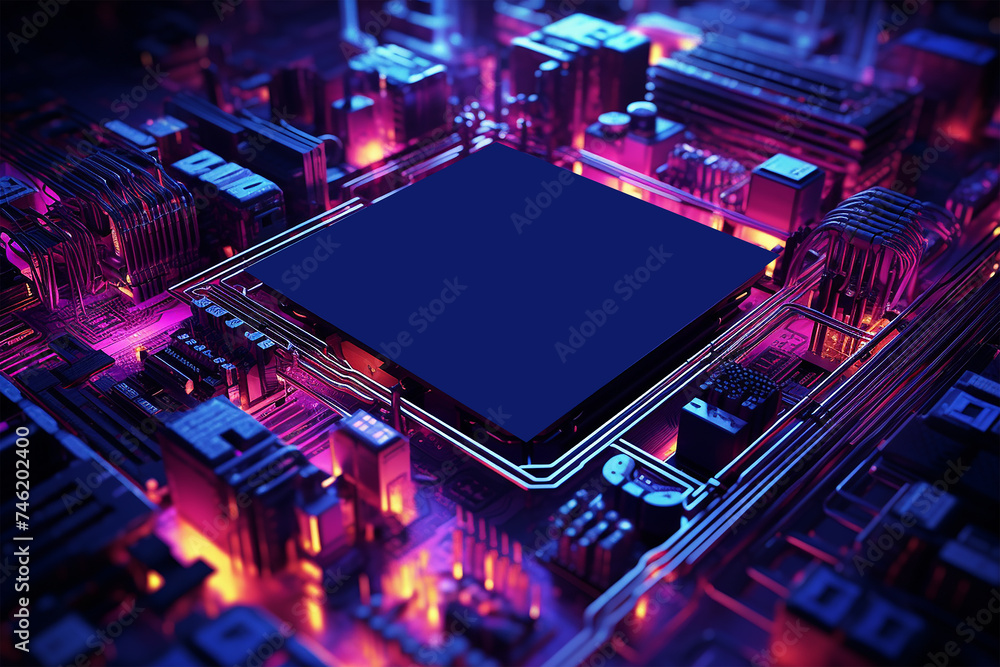 Obraz premium Mother Board background