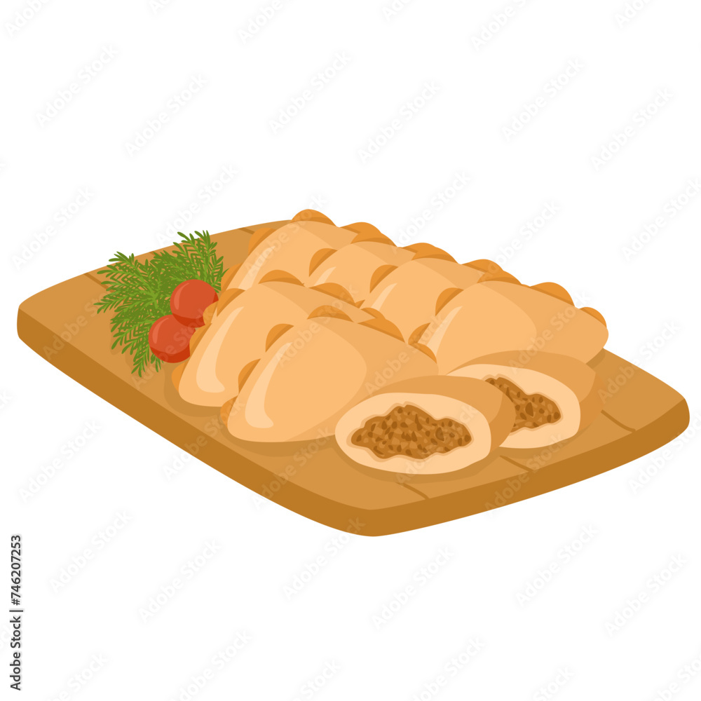 Indonesian traditional cake panada Indonesian traditional cake panada