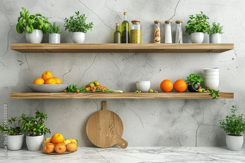 vegetables and fruit in a kitchen vegetables and fruit in a kitchen