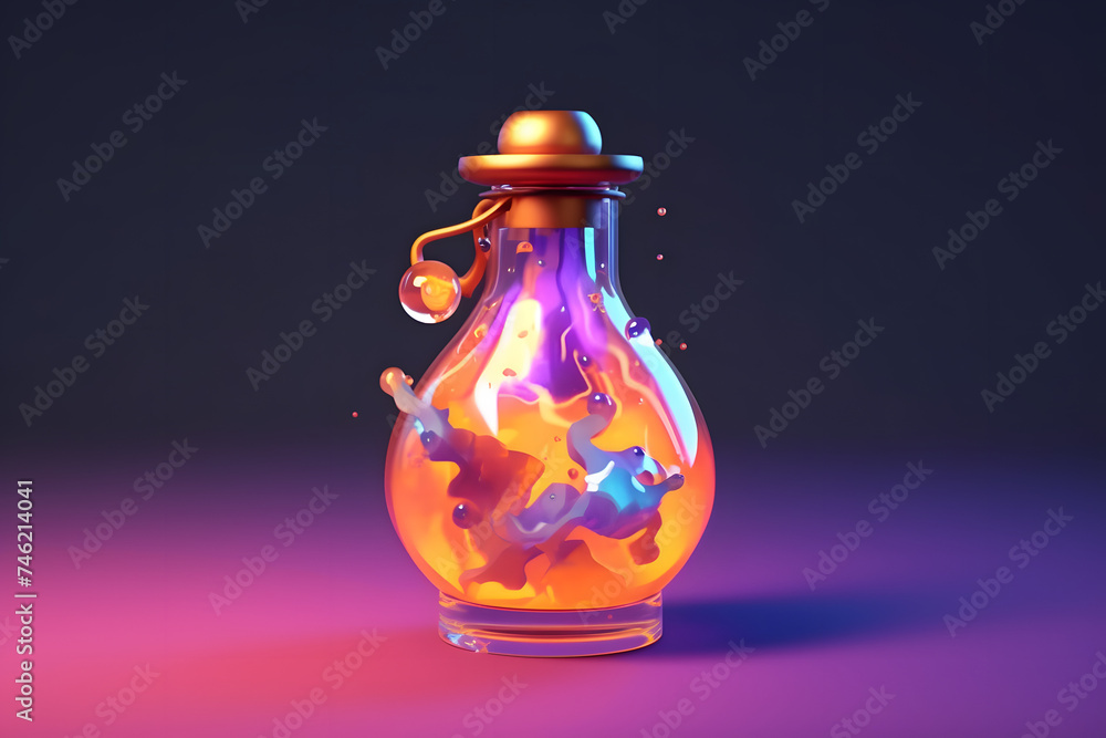 3d witch's Harmony Elixir Potion 3d witch's Harmony Elixir Potion