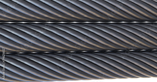 Wire rope industrial cable