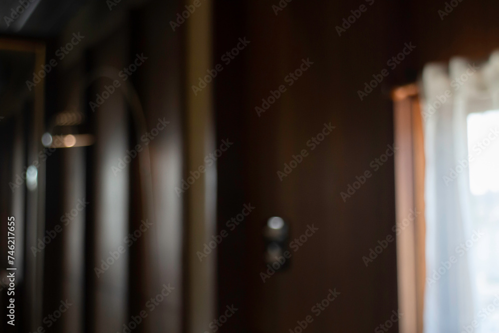 Renovation wooden house blur background Renovation wooden house blur background