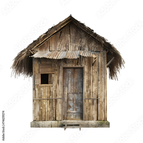 Hut on transparent background