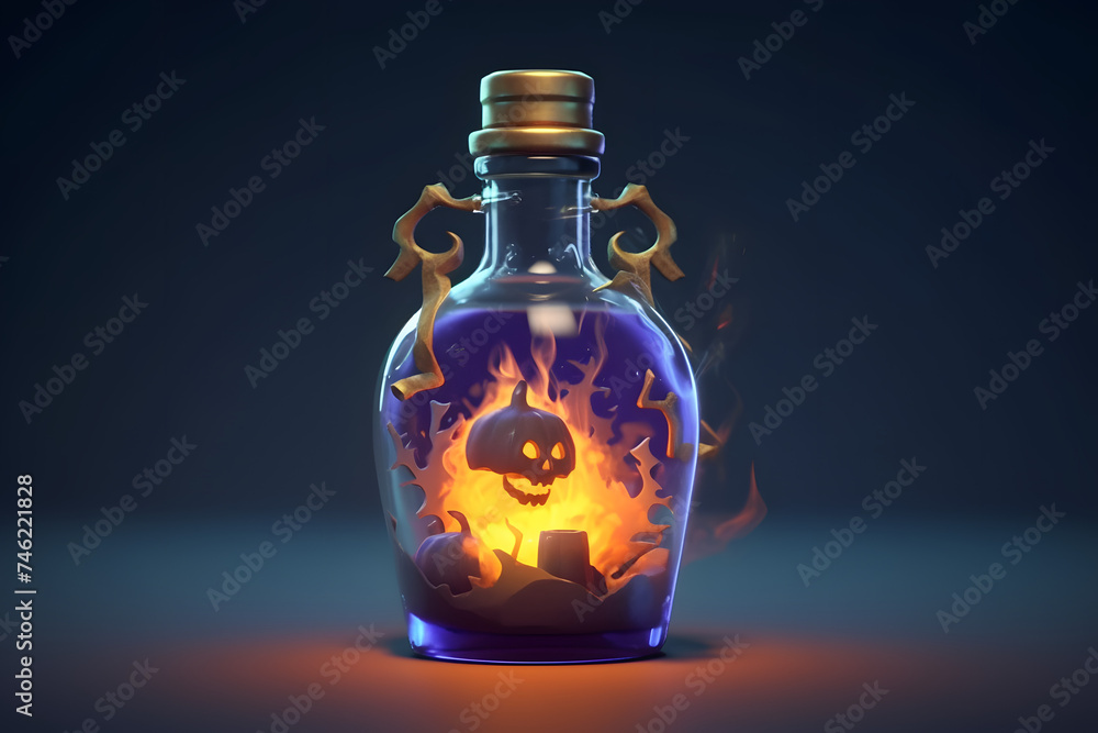 3d witch's Time-Travel Tincture Potion 3d witch's Time-Travel Tincture Potion