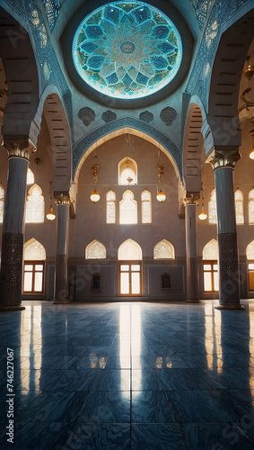 beautiful mosque islamic background © Rizki Ahmad Fauzi