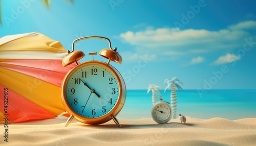 summer time concept to translate clocks