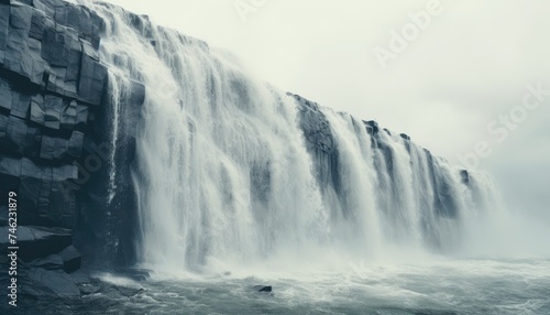 waterfall closeup minimal hd background