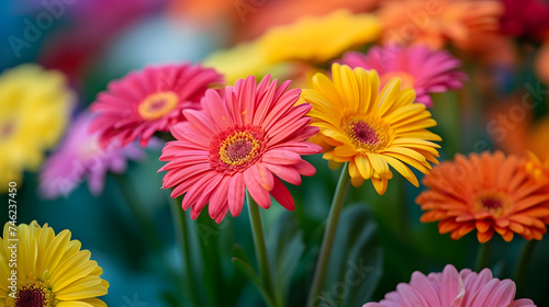 flowers that have contrasting colors or complementary hues