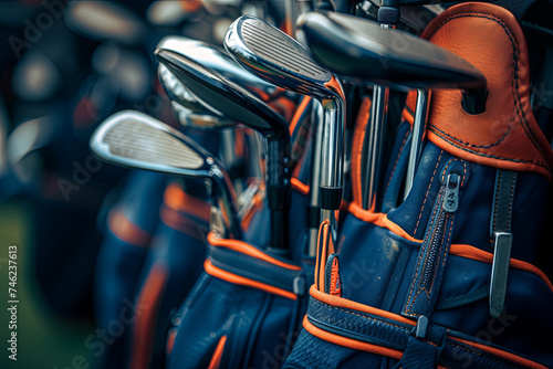 Golf Club Packed in a Bag: Symbolizing Sports and Competitive Spirit © Emanuel
