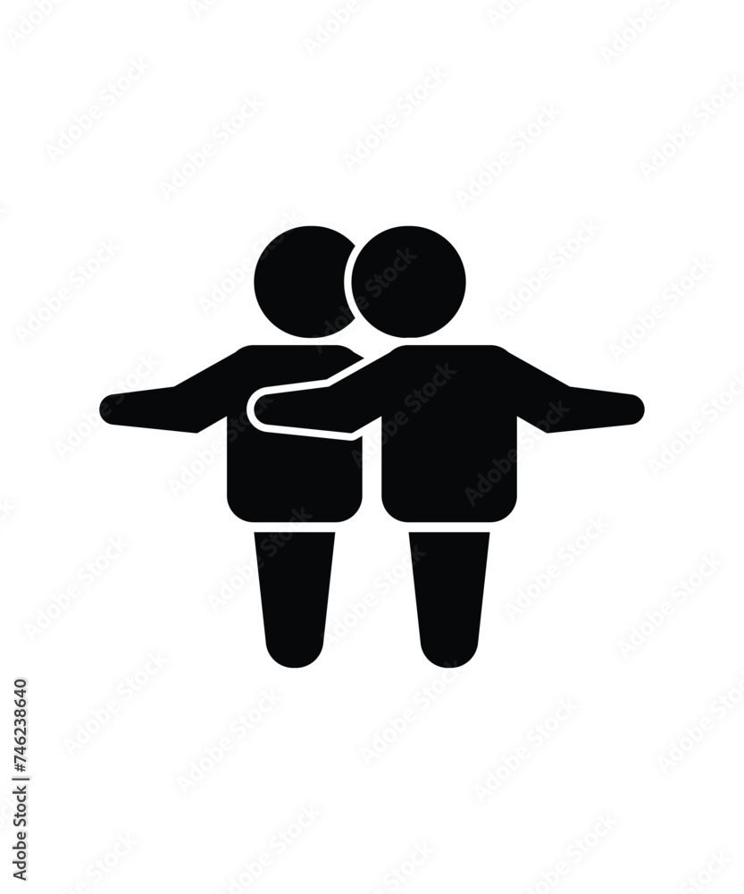 friend icon, vector best flat icon. friend icon, vector best flat icon.
