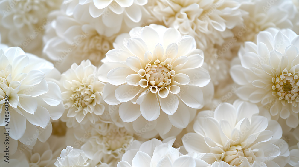 A collection of white flowers from the collection A collection of white flowers from the collection
