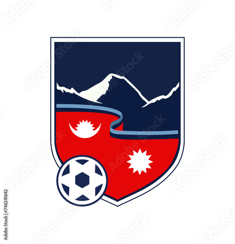 Nepal Soccer Logo icon