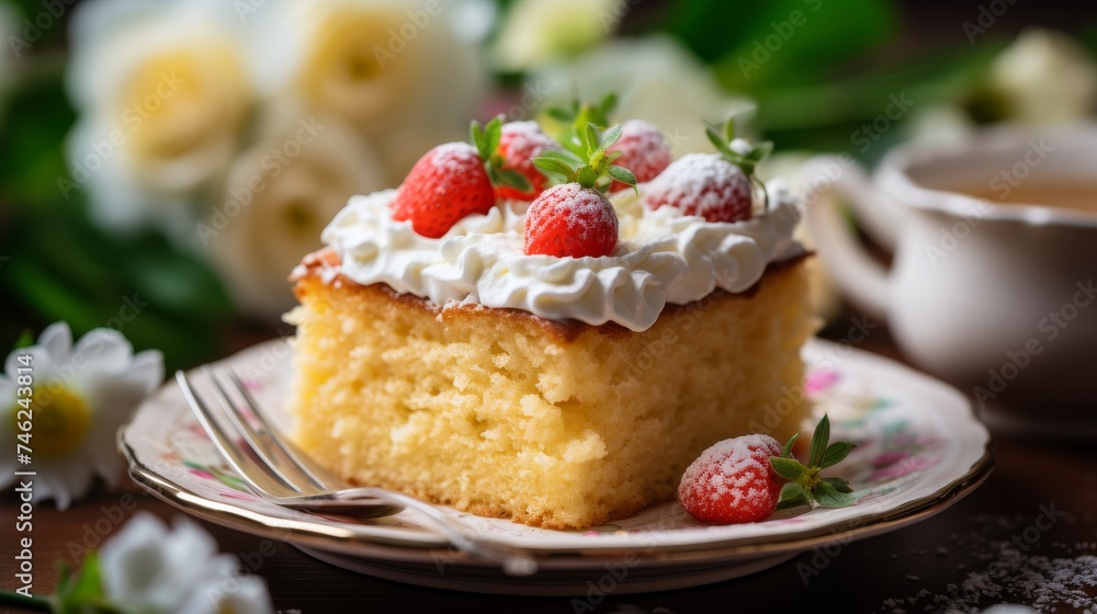Traditional easter cake tres leches cake with of milk Traditional easter cake tres leches cake with of milk
