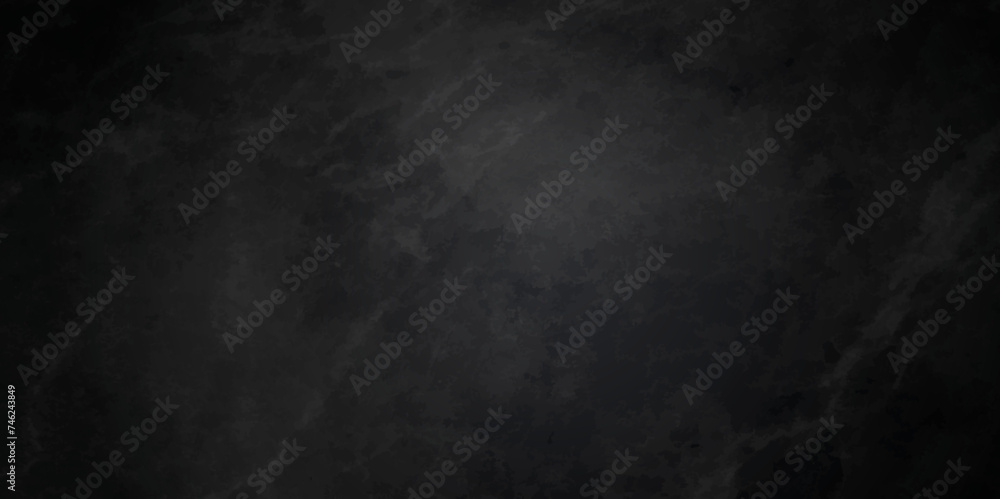 Fototapeta premium Dark black slate texture in natural pattern with high resolution for background wall. Black abstract grunge background. Dark rock texture black stone. Background of blank natural aged blackboard wall.