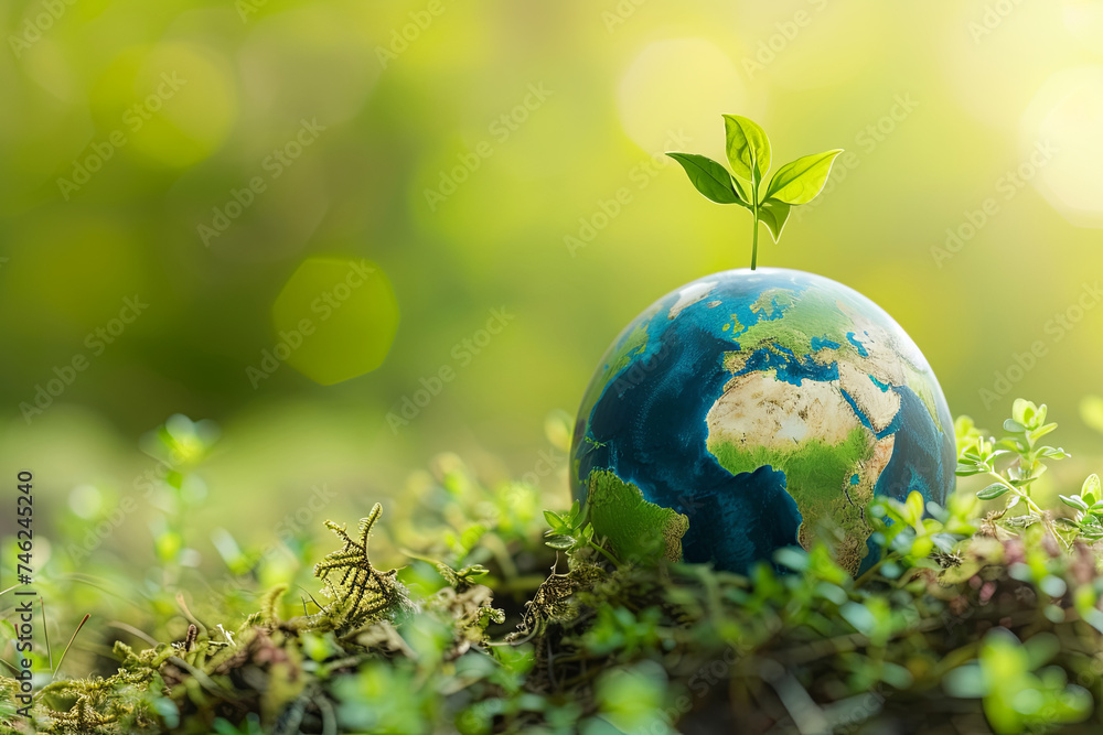 Earth Day: Environmental Concept Advocating for a Clean, Green, and Efficient Environment