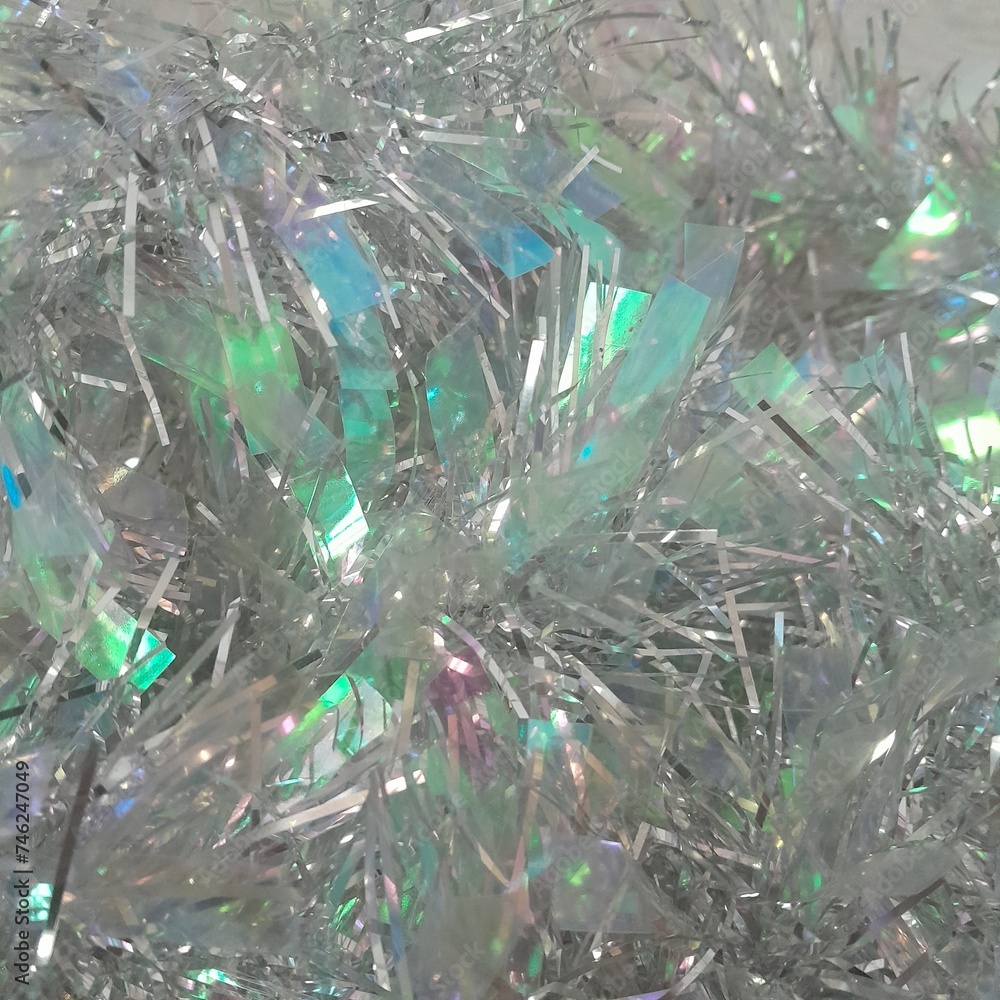 Fototapeta premium Psychedelic pattern, blurred background colorful illustration in abstract style. 