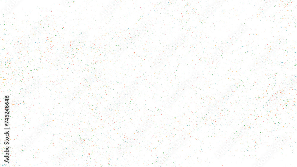 Naklejka premium Colorful grunge dust falling on transparent background. Distressed Effect. Grunge Background. Vector textured effect. Vector illustration.