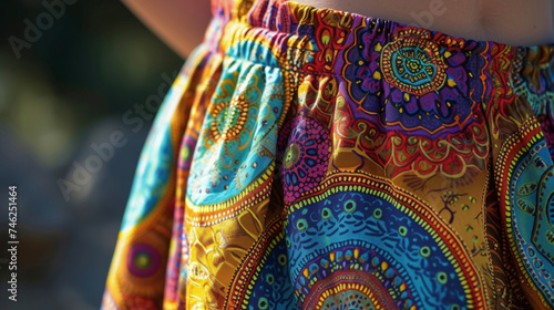 A flirty mini skirt with intricate out patterns perfect for a summer festival or concert.