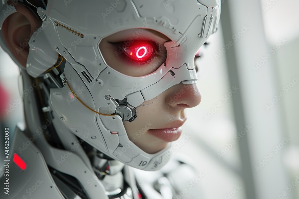 Amazing Cyborg Woman in the Tech World Amazing Cyborg Woman in the Tech World