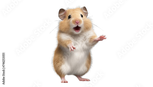 a standing hamster png