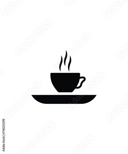 tea cup icon  vector best flat icon.