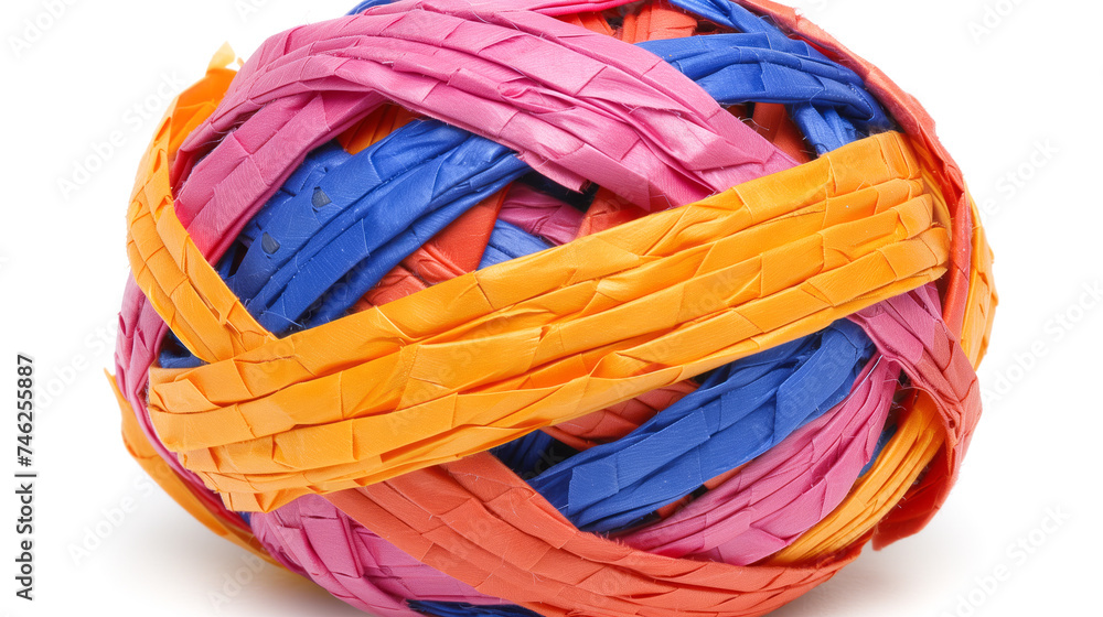 Crumpled paper ball, representing creative ideas Crumpled paper ball, representing creative ideas