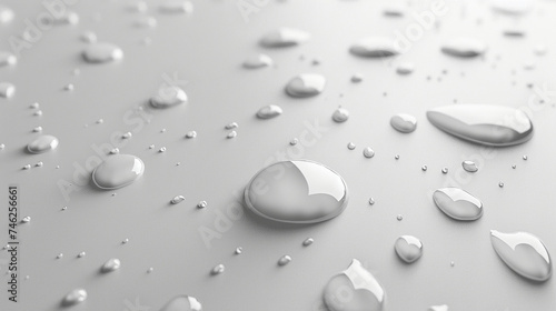 AI art, water drop background 水滴の背景