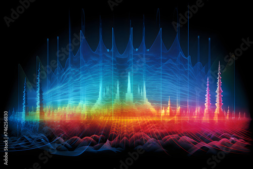 Dynamic Representation of High Frequency Waves and Transmission Technology photo