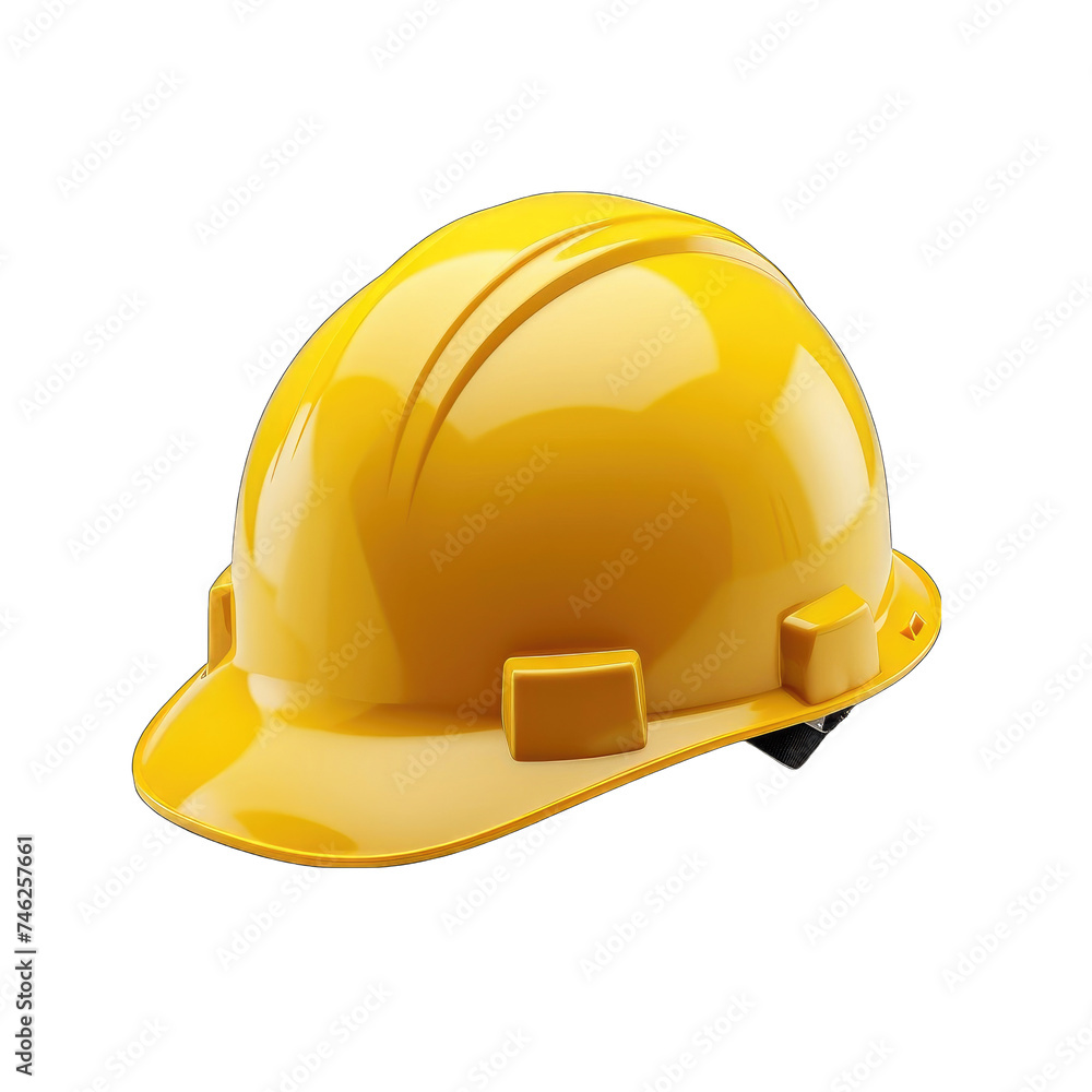 Fototapeta premium a yellow safety helmet png