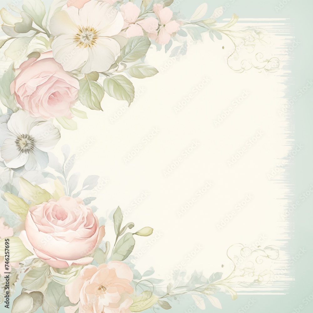Flower background paper