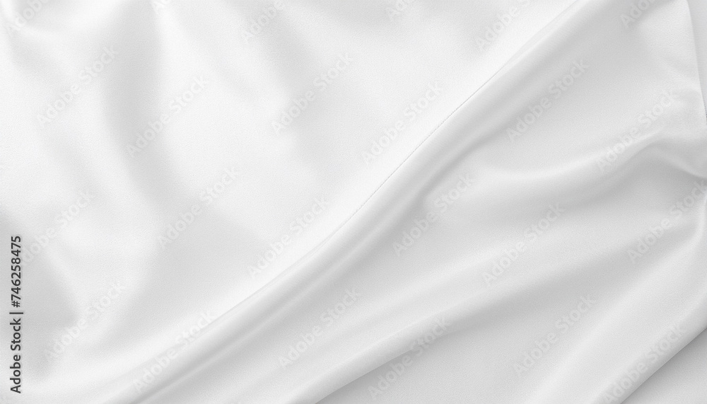Texture, background, pattern. White cloth background abstract with soft waves