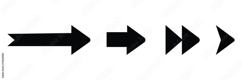 Set of black vector arrows. Collection arrow icon. Arrow vector icon. Arrows isolated on white background. Vector illustration. EPS file 611. Set of black vector arrows. Collection arrow icon. Arrow vector icon. Arrows isolated on white background. Vector illustration. EPS file 611.