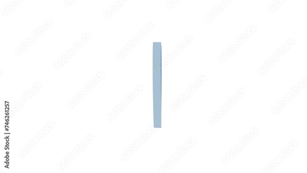 Loopable 3d logo icon rotating animation white background Loopable 3d logo icon rotating animation white background