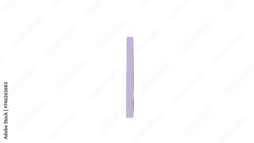 Loopable 3d logo icon rotating animation white background Loopable 3d logo icon rotating animation white background